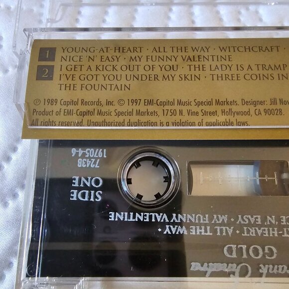 Frank Sinatra "Gold" Cassette Tape EMI-Capitol Music 1997 Vintage Collection - Picture 6 of 7
